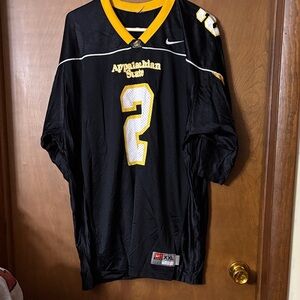 Nike Black and Yellow Appalachian State Jersey